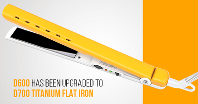 Big Upgrade Alert- D600 Titanium Flat Iron Is Now D700 Titanium Flat Iron