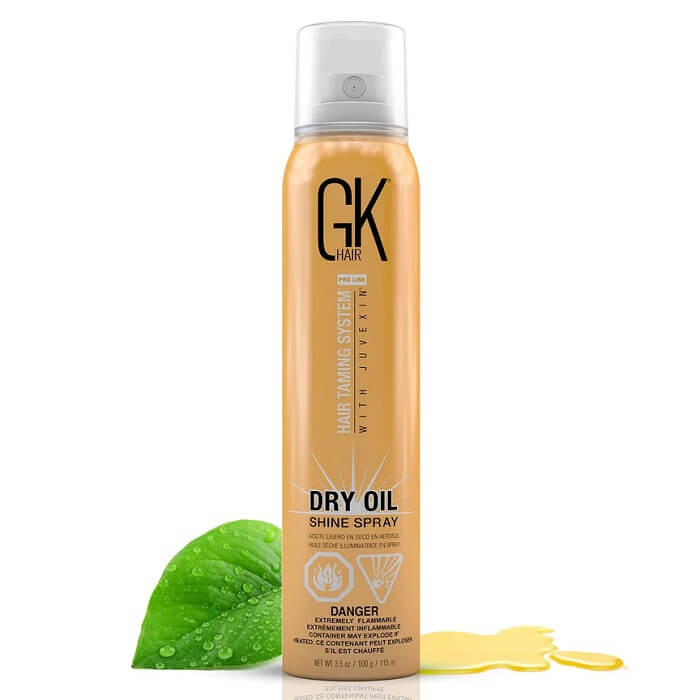 GK Hair Dry Oil Shine Spray | Best Hair Shine Spray
