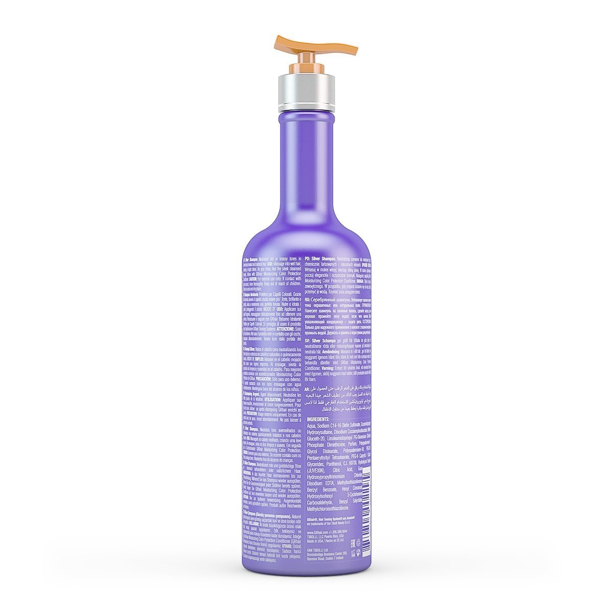 Silver Shampoo 710ml Back | GK Hair Dubai